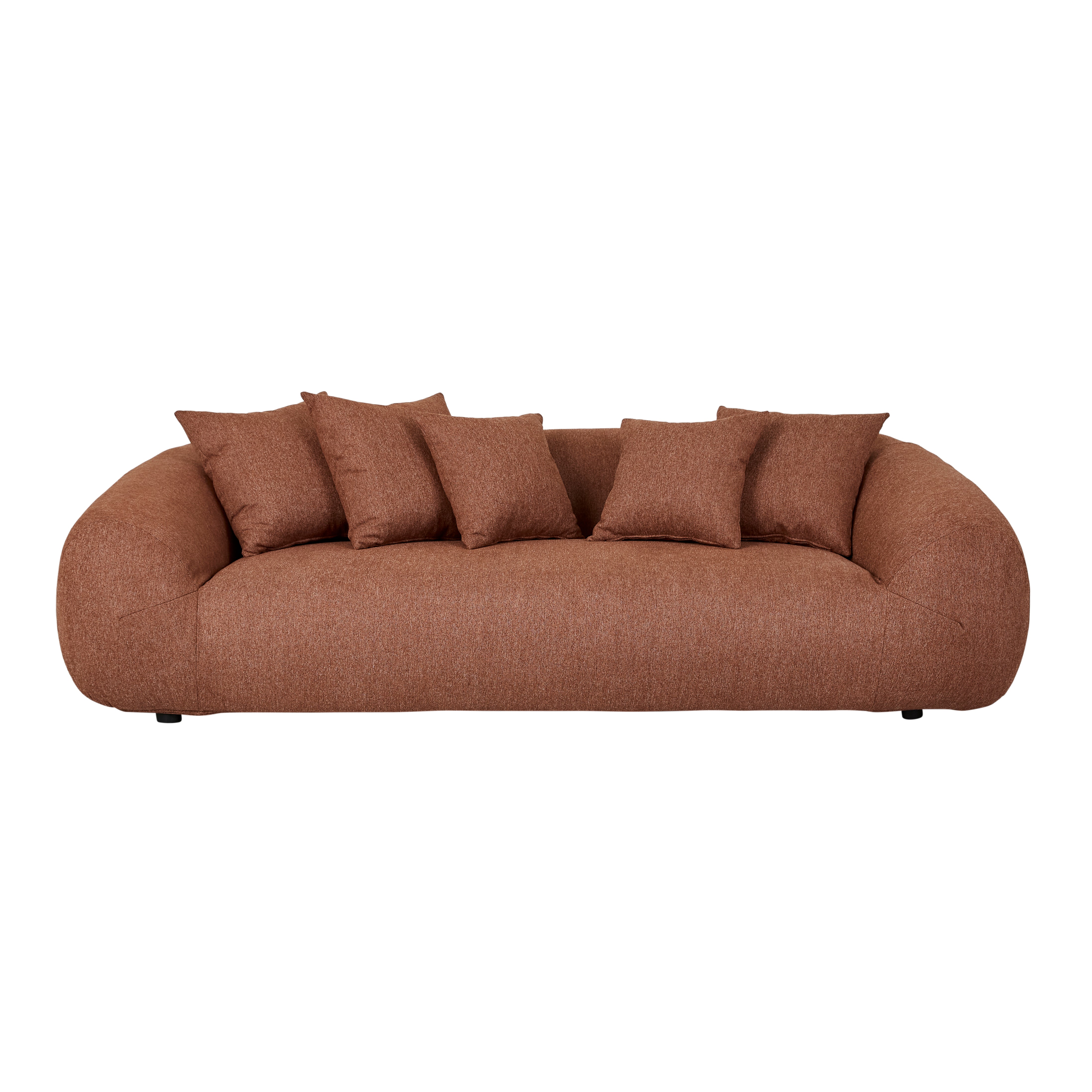 Felix Loop 3 Seater Sofa - Spiced Orange