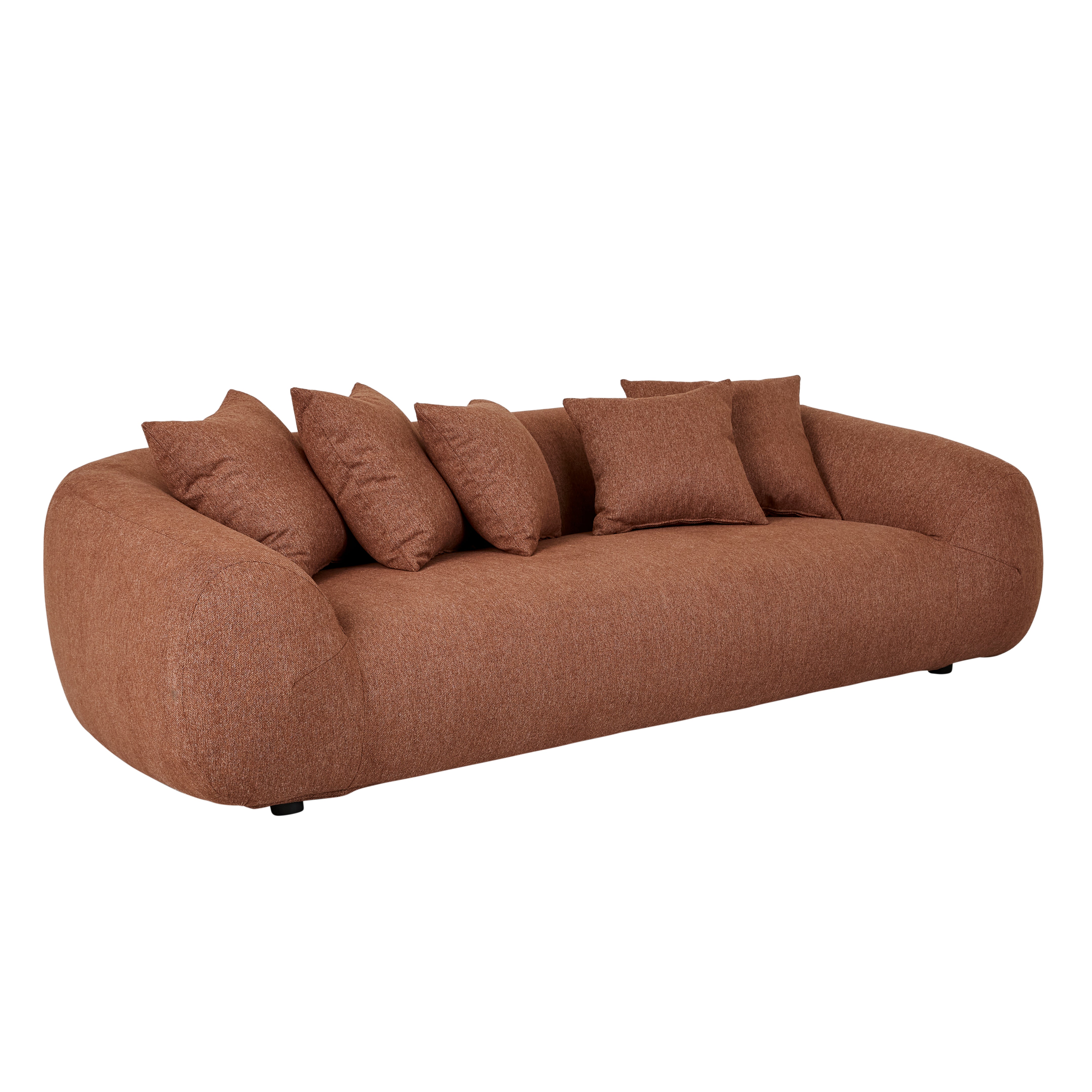 Felix Loop 3 Seater Sofa - Spiced Orange