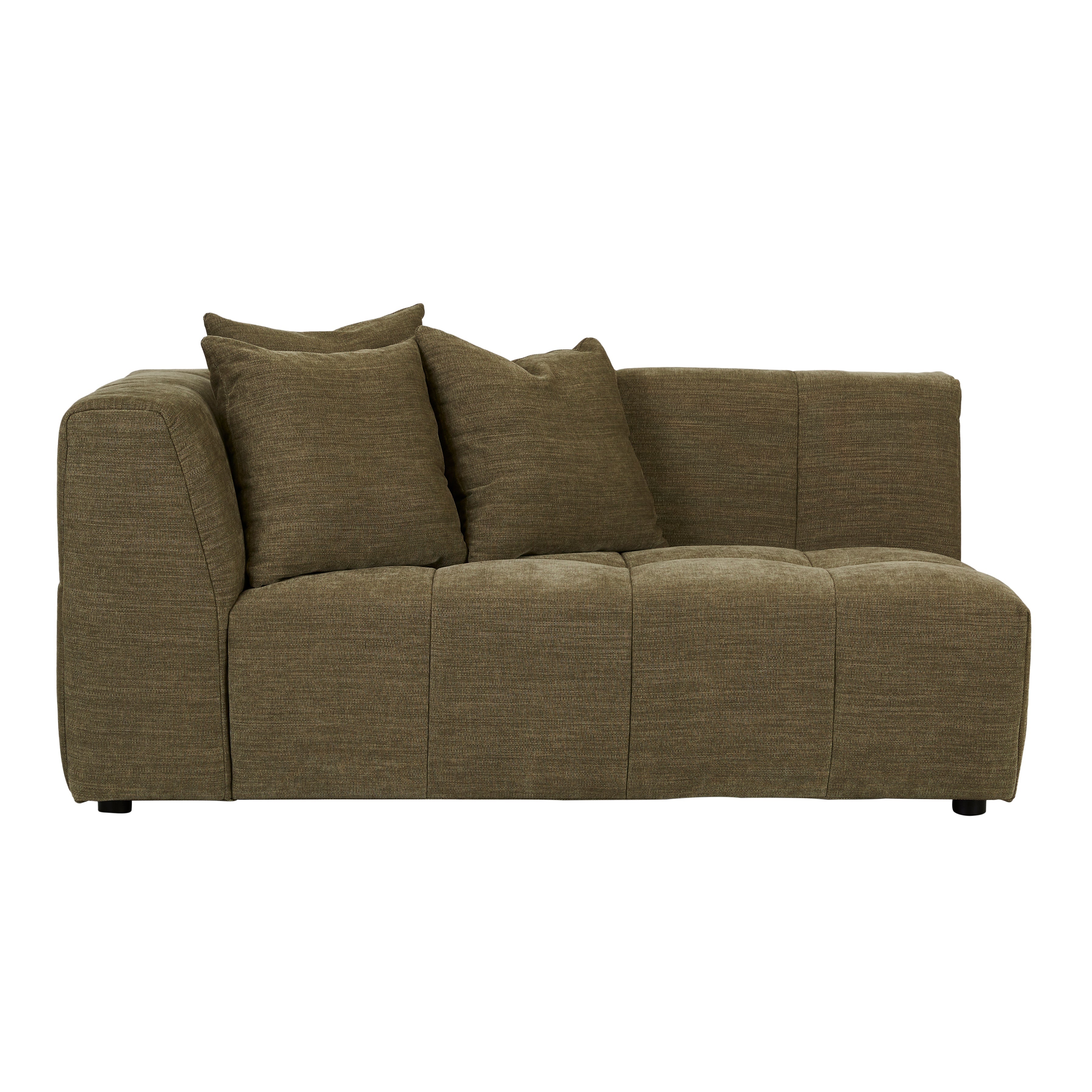 Sidney Slouch 2 Seater Right Arm Sofa- Copeland Olive
