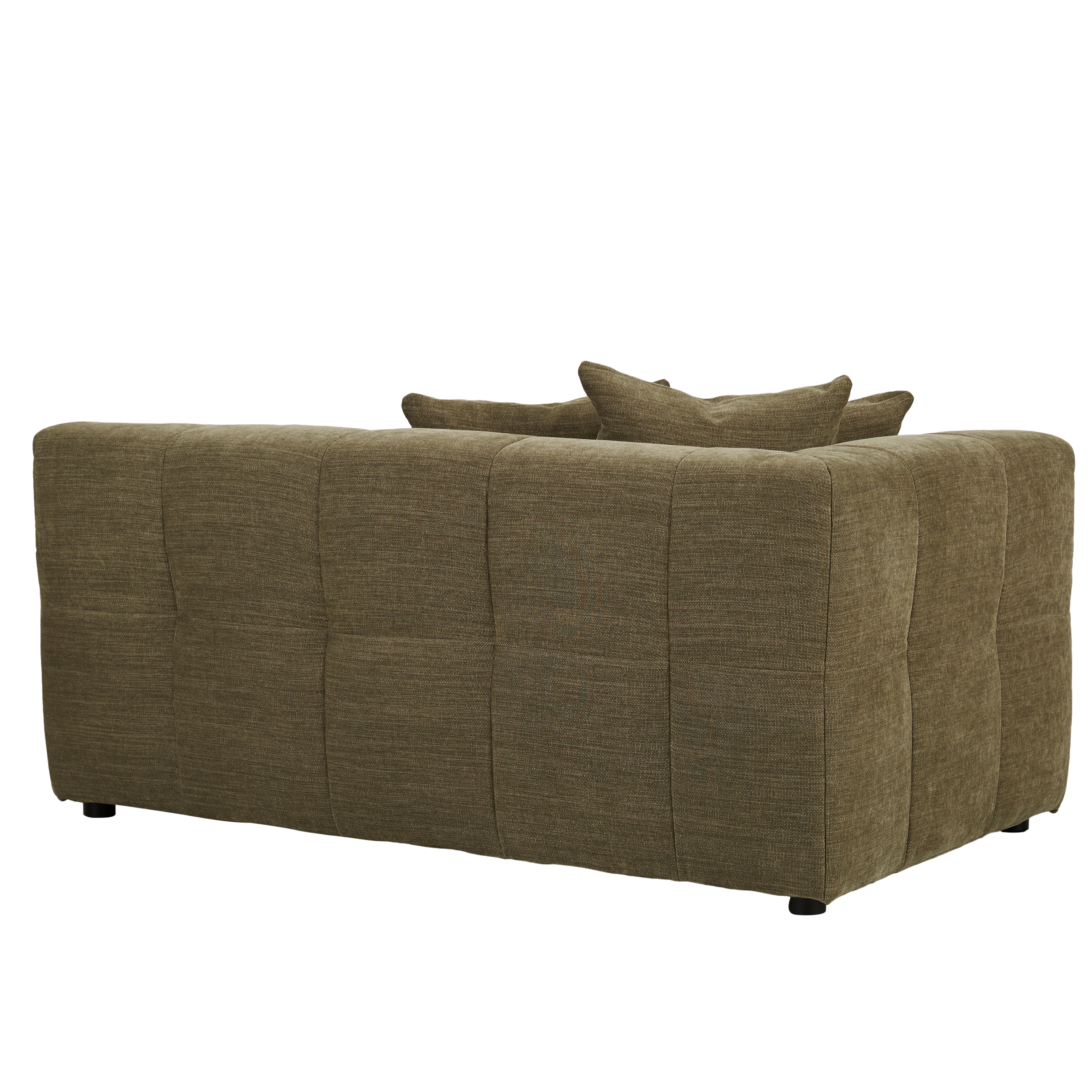 Sidney Slouch 2 Seater Left Arm Sofa- Copeland Olive