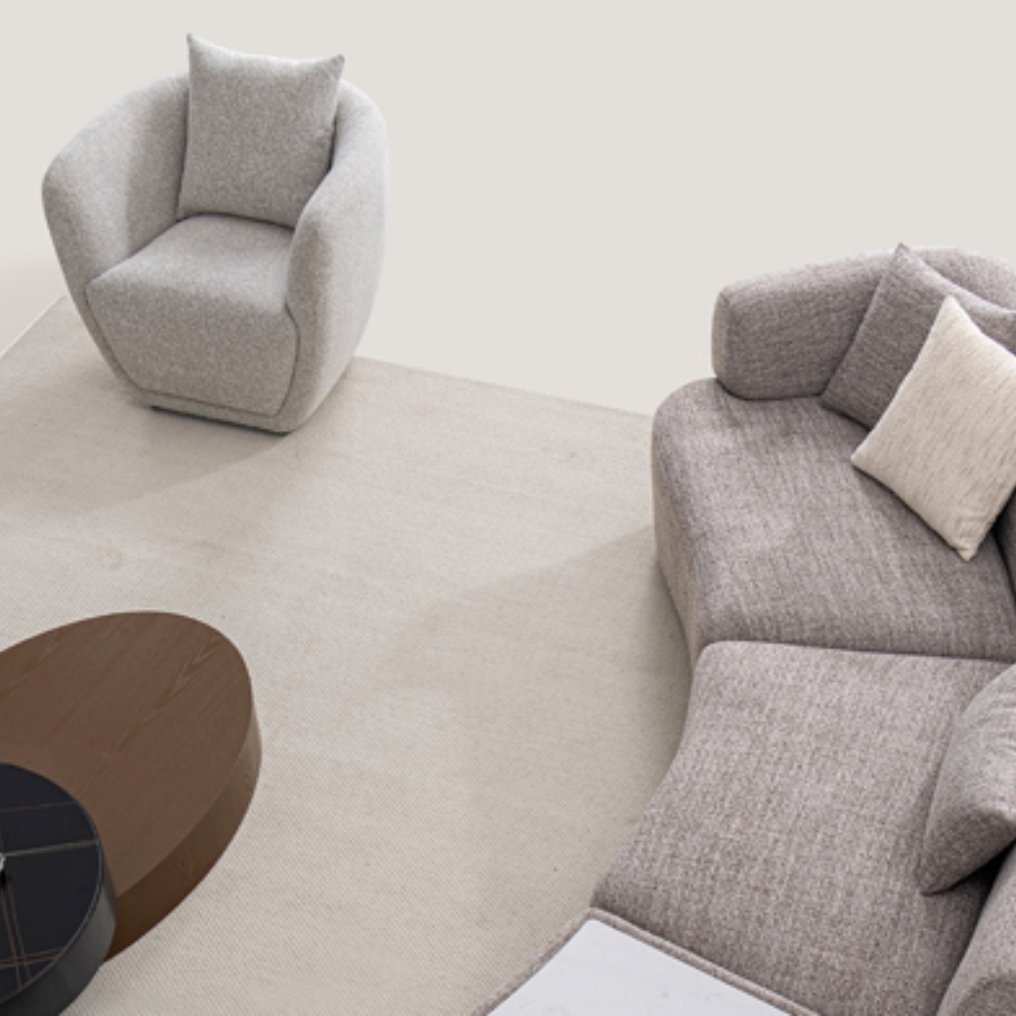 Sable Armchair - Light Grey