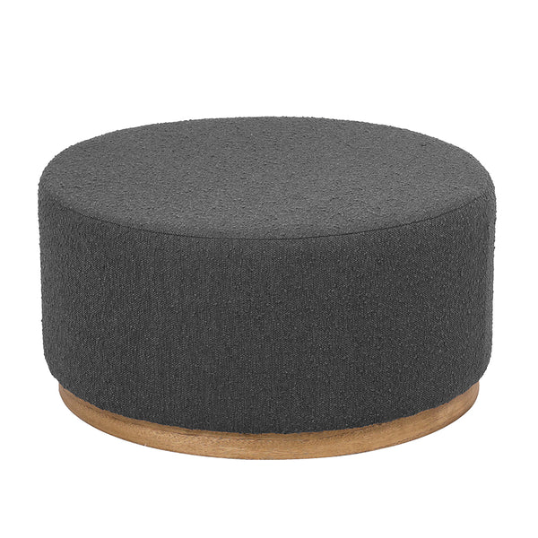 Senora Ottoman - Charcoal