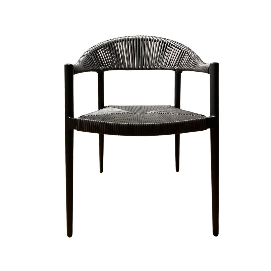 Set of 6 - Serena Outdoor Dining Chair - Charcoal