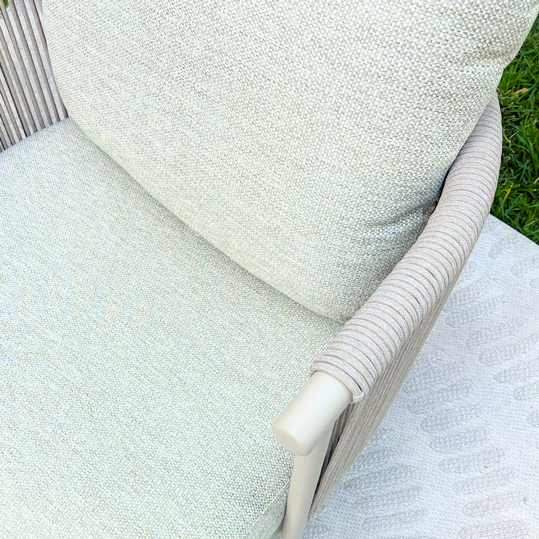 Chloe Outdoor 3-Seater Sofa - Beige