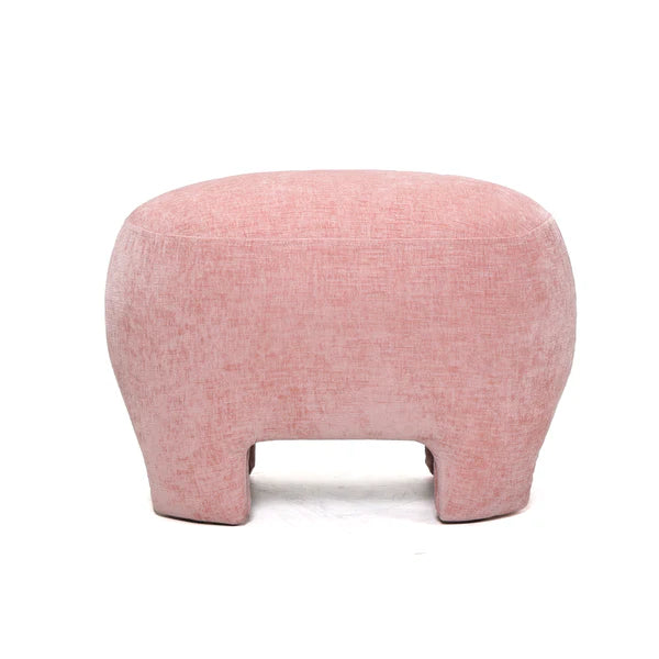 The Ceylon Ottoman - Peach Rose