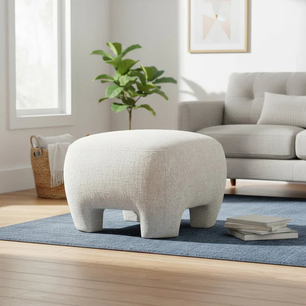 The Ceylon Ottoman - Ivory