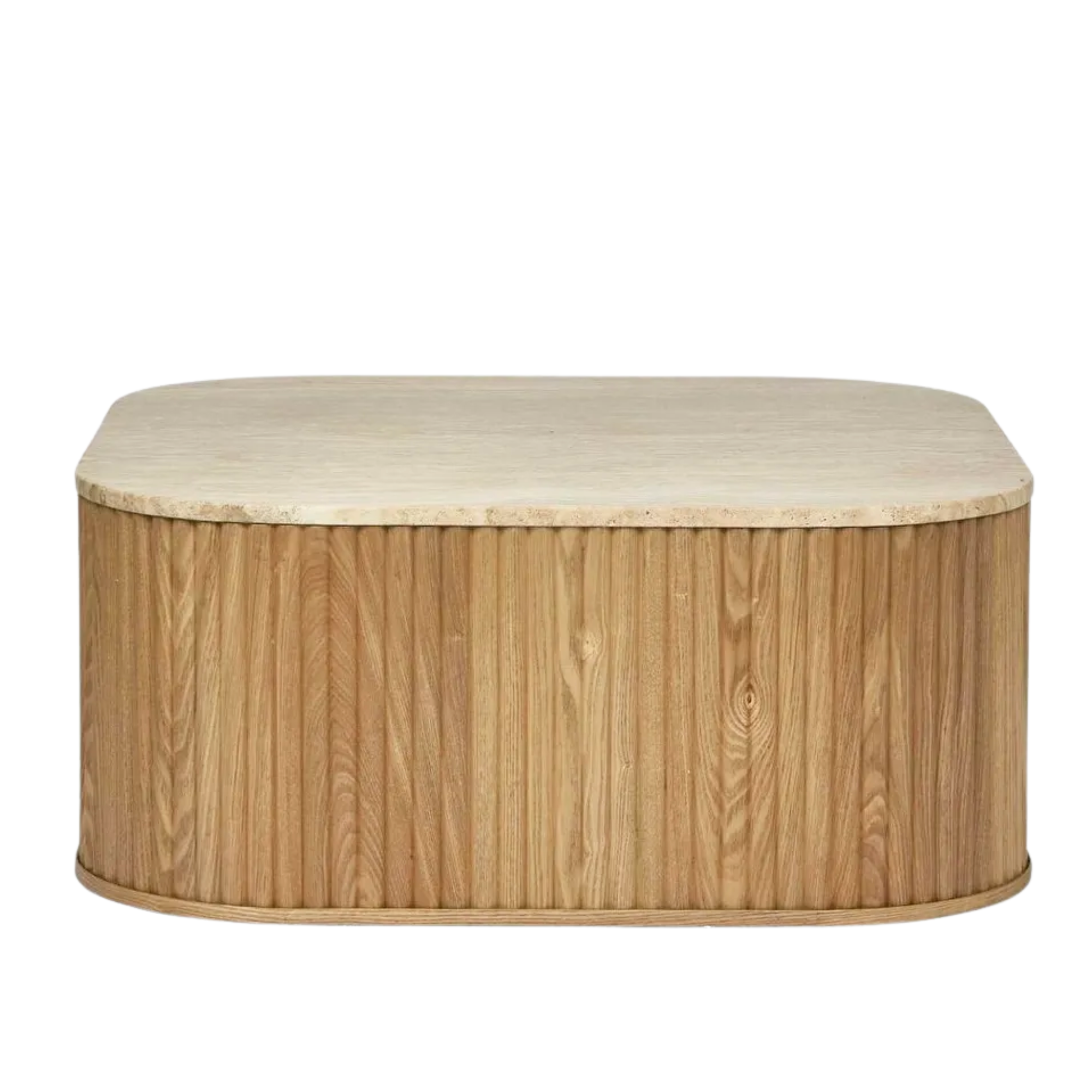 Travertine Oak Coffee Table