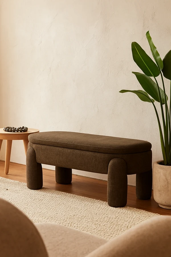 Tusk Bench-Coffee