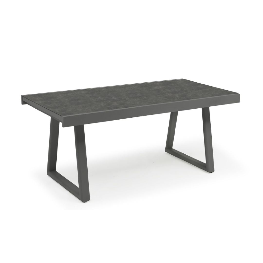 Verona Extendable Outdoor Dining Table - Charcoal