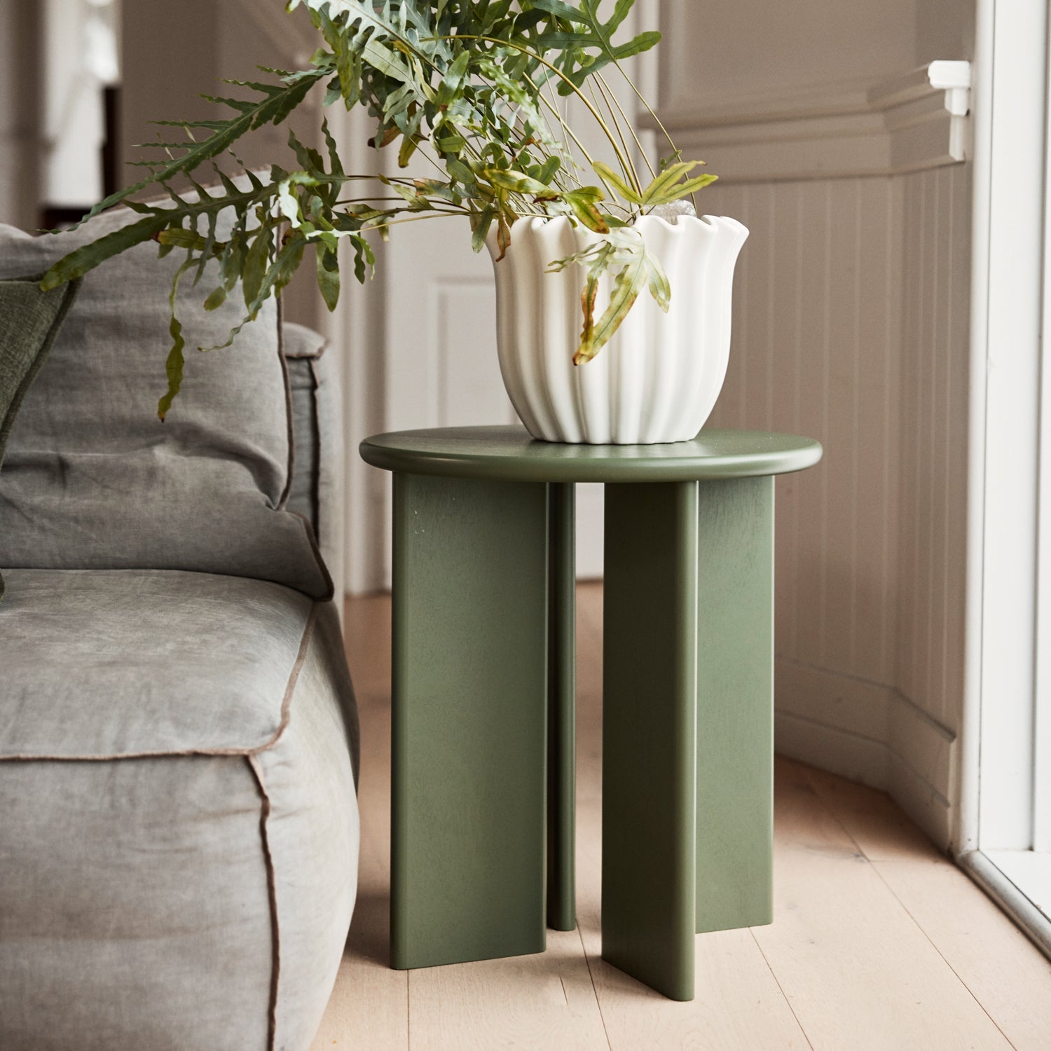 Walker Dark Green Side Table