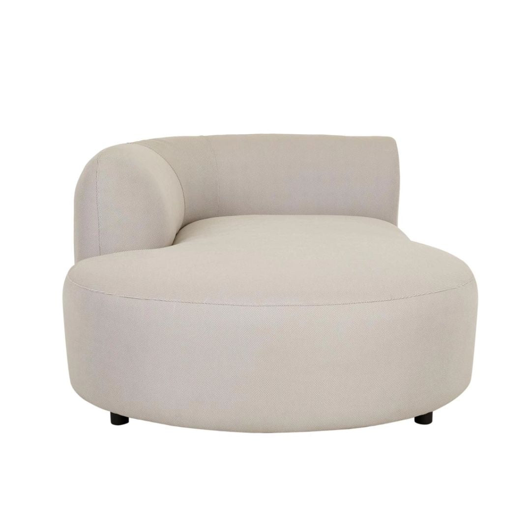 Aruba Curve (Outdoor) - Left Chaise - Misty Grey