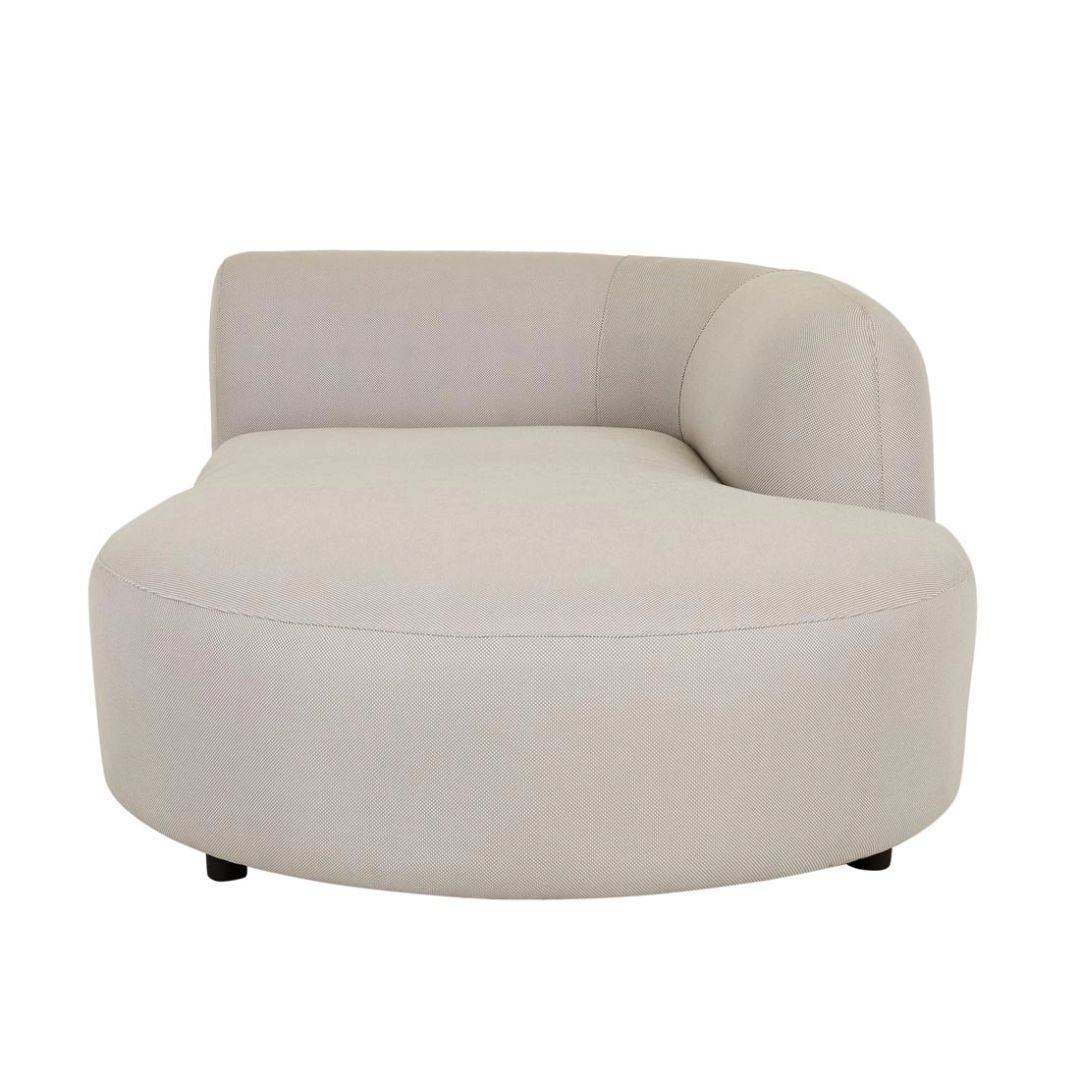 Aruba Curve (Outdoor) - Right Chaise - Misty Grey