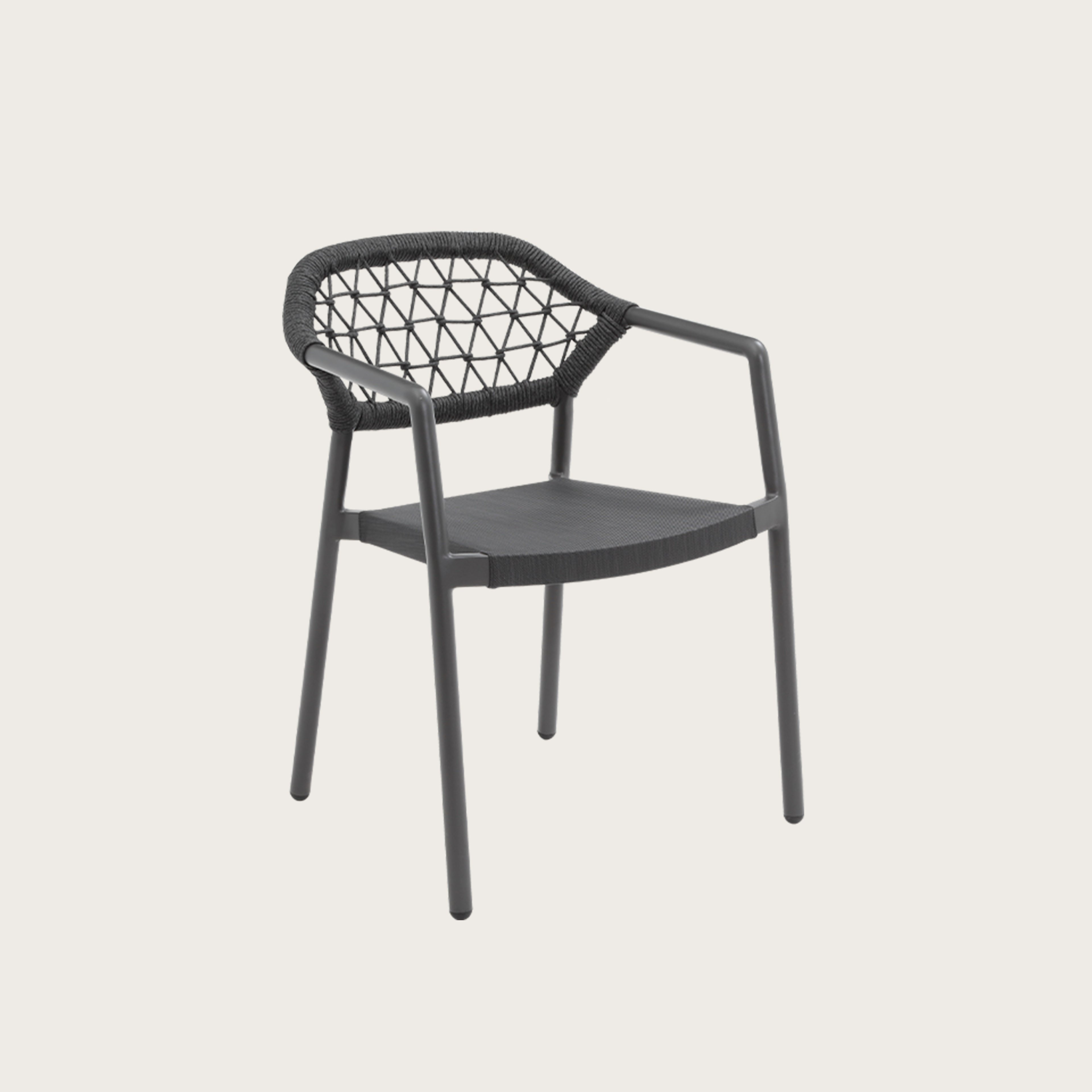 Sarah Outdoor Dining Chair - Charcoal (Pre-Order)