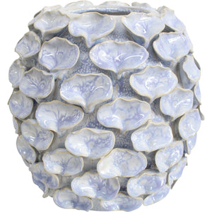 Succulent Vase Shell Palest Blue