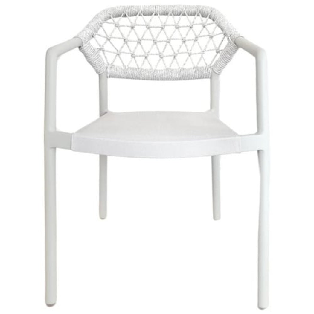 Sarah Outdoor Dining Chair - Light Grey