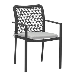 Verona Outdoor Dining Chair - Charcoal