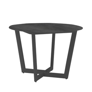 Verona Round Outdoor Dining Table - Charcoal
