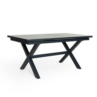 Marley Extendable Outdoor Dining Table - Charcoal - Olan Living