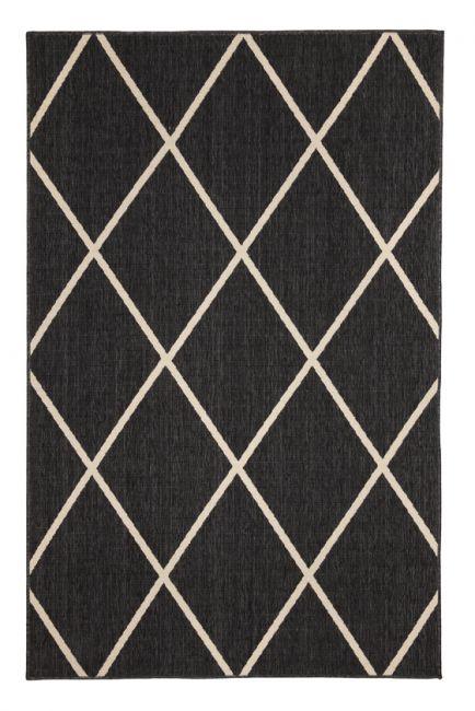 Tucson Turkish Outdoor Rug Black - Olan Living