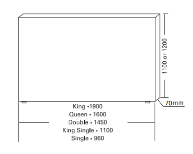 Panelled Headboard - Olan Living