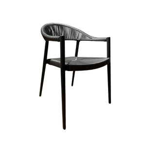 Serena Outdoor Dining Chair - Charcoal - Olan Living