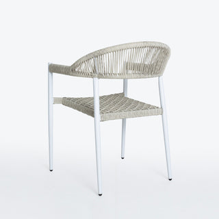 Serena Outdoor Dining Chair - Light Greige - Olan Living