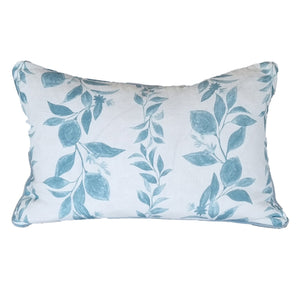 Valla Blue Linen Cushion 40 x 60 - Olan Living